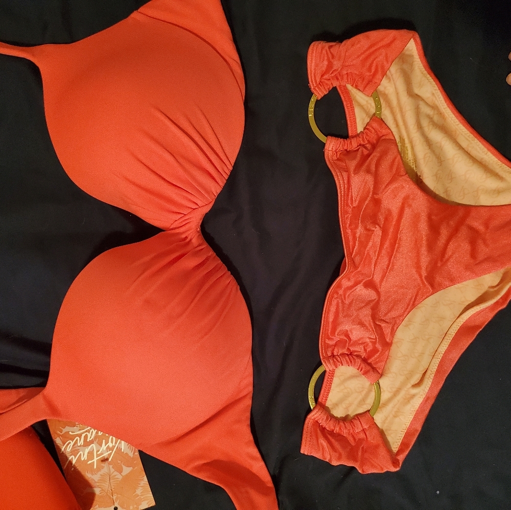 Vs bikini fire coral color